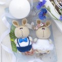 Wedding couple of rabbits