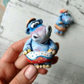 Blue hippo