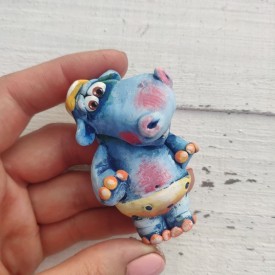 Blue hippo